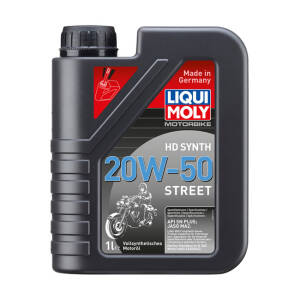 Liqui Moly, HD synthetic 20W-50 Street motor oil. 1 liter