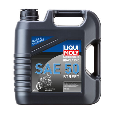 Liqui Moly, HD classic SAE 50 Street motor oil. 5 liter