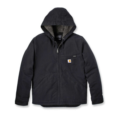 ** Carhartt Washed duck lined jacket black Size XL