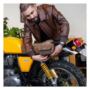 Tripmachine Sidekick Moto Pouch Mocha