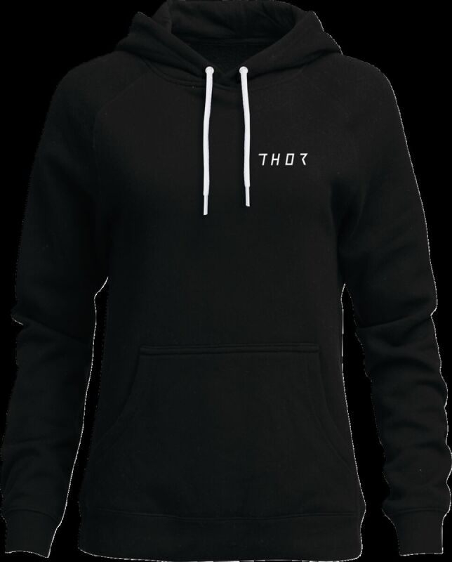 Hoodie Womens Trax Black Lg