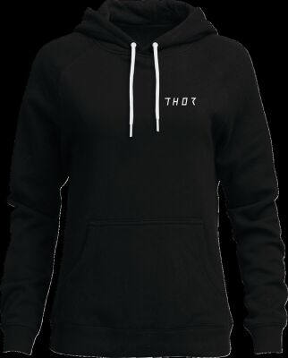Hoodie Womens Trax Black Lg