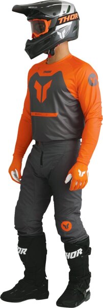 Glove Sport Vented Orange Lg