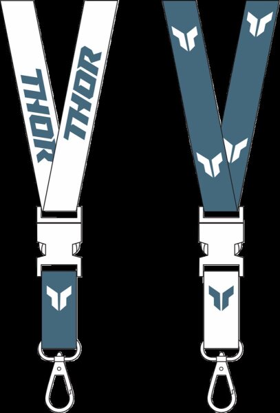 Lanyard Thor Steel/white