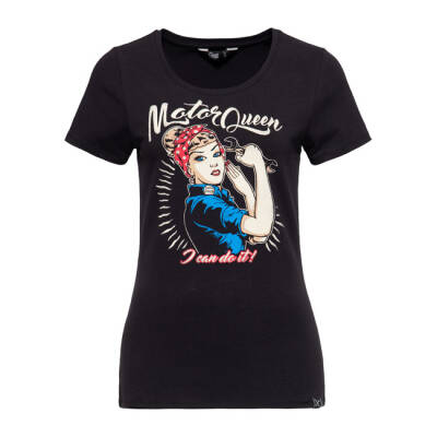 Queen Kerosin I Can Do It t-shirt black Size XS