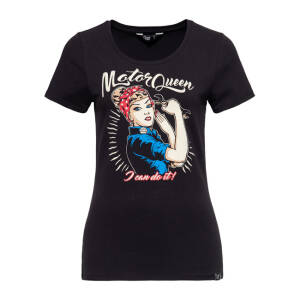 Queen Kerosin I Can Do It t-shirt black Size XS