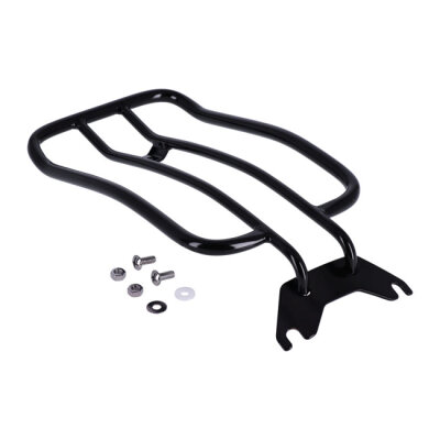 Solo seat luggage rack, 7". Black