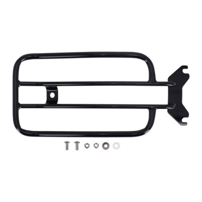 Solo seat luggage rack, 7". Black