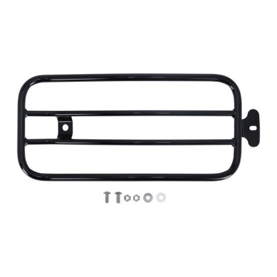Solo seat luggage rack, 7". Black