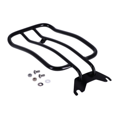 Solo seat luggage rack, 7". Black