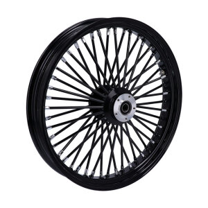 MCS Radial 48 fat spoke front wheel 3.50 x 23 DF black