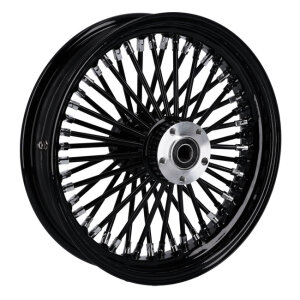 MCS Radial 48 fat spoke rear wheel 3.50 x 16 black