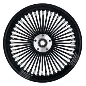 MCS Radial 48 fat spoke rear wheel 3.50 x 16 black