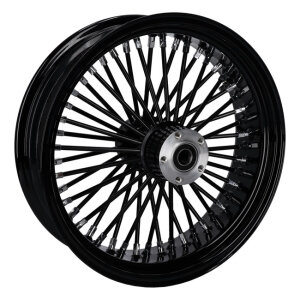 MCS Radial 48 fat spoke rear wheel 5.50 x 18 black