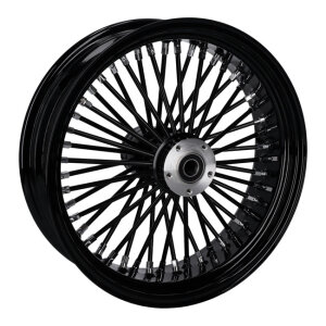 MCS Radial 48 fat spoke rear wheel 5.50 x 18 black