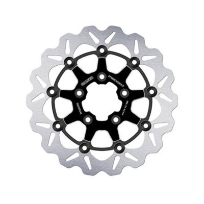 Galfer brake rotor. Wave. Floating. Black/Contrast. 330x5mm