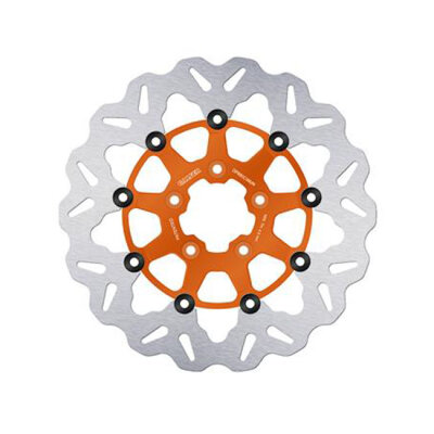 Galfer brake rotor. Wave. Floating. Orange. 292x5mm