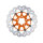 Galfer brake rotor. Wave. Floating, Orange, 292x5mm