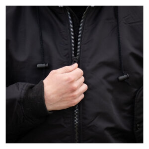 MA-1 Bomber hooded flight jacket black Size XL