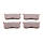 Brake pad set, rear