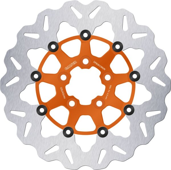 Brake Disc Float Wave Orange