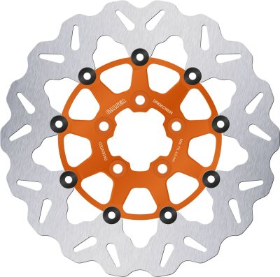 Brake Disc Float Wave Orange