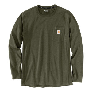 Carhartt Force™ pocket long sleeve basil heather...