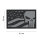 Army Surplus Punisher USA flag patch grey One size