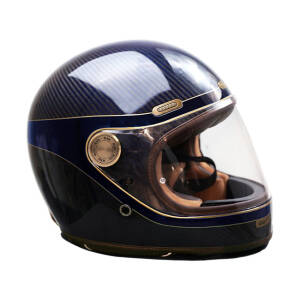 By City Roadster III helmet carbon golden blue Size M