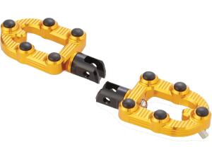 Ness-MX Footpegs (No Mounts included) Gold Anodized