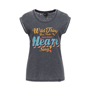 Queen Kerosin Wild Thing t-shirt black Size S