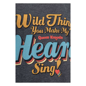 Queen Kerosin Wild Thing t-shirt black Size S