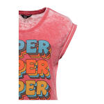 Queen Kerosin Super cutie t-shirt old pink Size XS