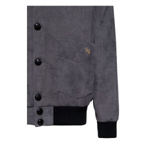 King Kerosin KK corduroy jacket steel grey Size S