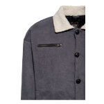 King Kerosin KK corduroy jacket steel grey Size M