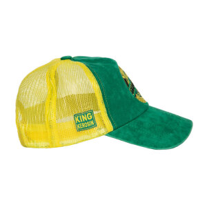 King Kerosin Garage Built cap green & yellow One size fits most