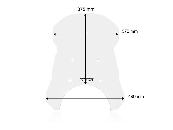 Windscreen Caponord Royal Enfi