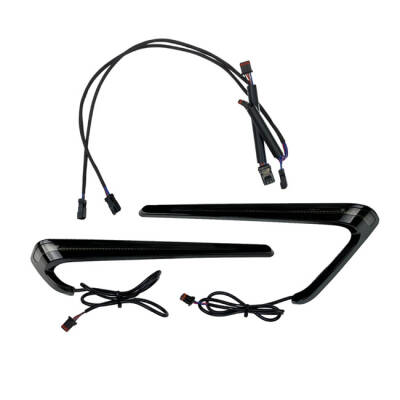 Custom Dynamics, LED saddlebag lights. Smoke