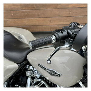 Arlen Ness, Speedliner handlebar grip set. Silver