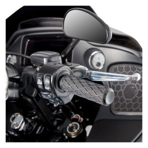 Arlen Ness, Diamond Handlebar Grip Set. Black