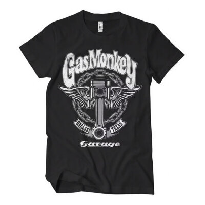 GMG Garage Big piston t-shirt black Size M