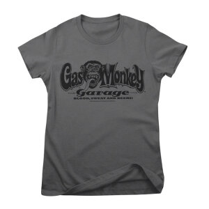 GMG Logo female t-shirt dark grey Size L