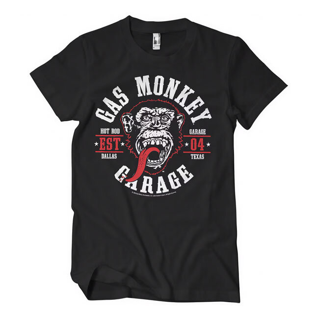 GMG Garage Round seal t-shirt black Size M