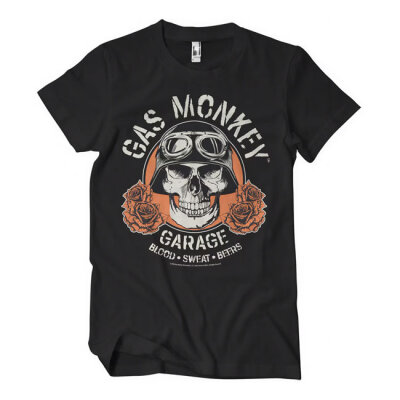 GMG Garage Skull t-shirt black Size L