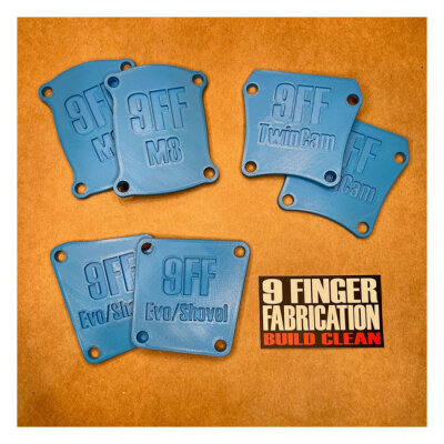 9Finger Fabrication, M8 lifter bore case cover set