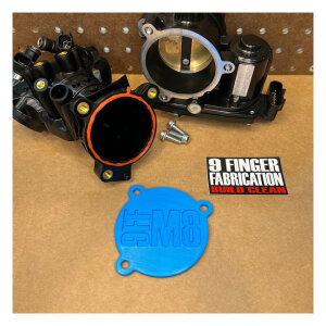 9Finger Fabrication, M8 throttle body intake cover