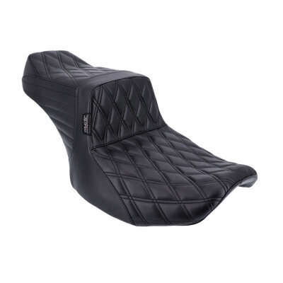 Le Pera, Tailwhip Double Diamond 2-Up Seat. Black