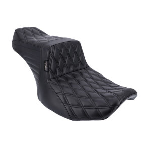 Le Pera, Tailwhip Double Diamond 2-Up Seat. Black