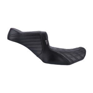 Le Pera, Tailwhip Double Diamond 2-Up Seat. Black