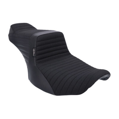 Le Pera, Tailwhip Pleated 2-Up Seat. Gripp. Black